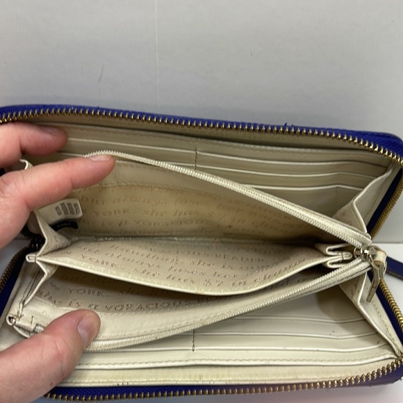 Kate Spade ♠️ Purple Leather Wallet - Picture 10 of 14